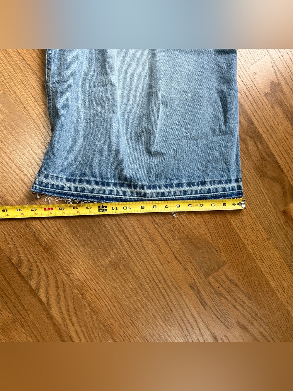 NEW Pilcro Anthropologie Pleated Culotte Mid-Rise Wide-Leg Denim Shorts Sz 30 - Picture 12 of 12